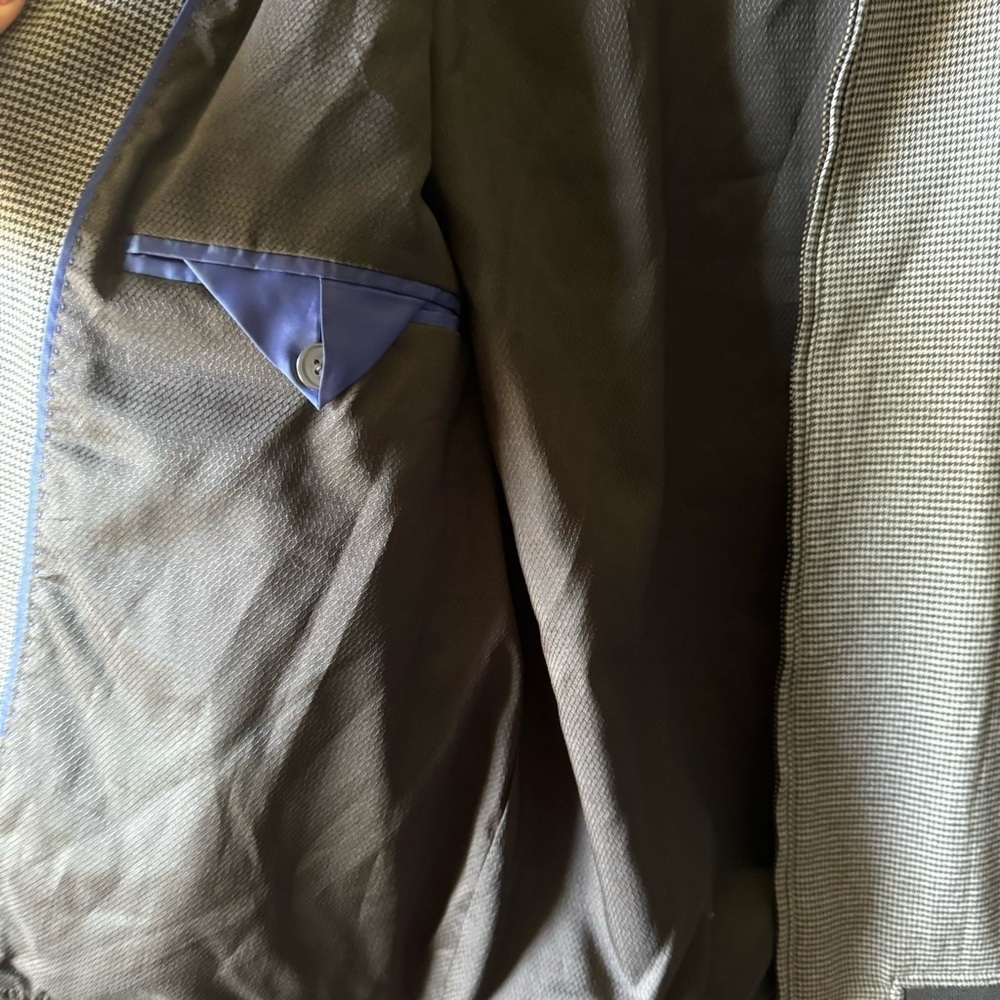 Men’s Apt 9 bomber suit jacket size small - Picture 6 of 9